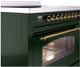 Ilve® Nostalgie II Series 36" Emerald Green Pro Style Induction Range-4