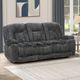 New Classic® Home Furnishings Stanwick Gray Power Reclining Sofa with Power Footrest-1