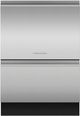 Fisher & Paykel Series 9 DishDrawer™ 24" Stainless Steel Double Drawer Dishwasher-0