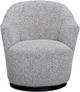 TOV Furniture Skyla Gray Swivel Accent Chair-3
