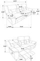Coaster® Greer 3-Piece Dark Brown Manual Reclining Living Room Set-2