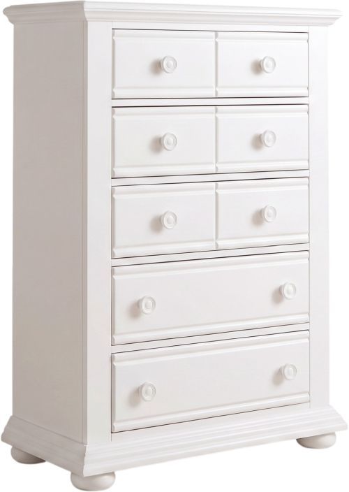 Liberty Furniture Summer House l 4-Piece Oyster White Queen Panel Bedroom Set with Chest-2