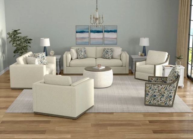 Emerald Home Cecily Cream Chair-1