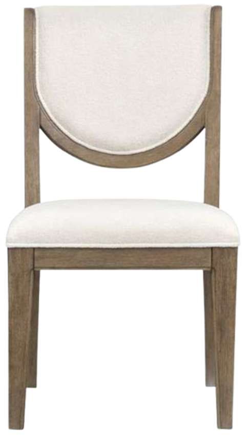 Magnussen Home® Westbourne Dark Umber/Milo Ivory Dining Side Chair-2