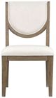 Magnussen Home® Westbourne Dark Umber/Milo Ivory Dining Side Chair-2