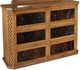 Horizon Home® Hill Country Brown Cowhide Dresser and Mirror Set-2
