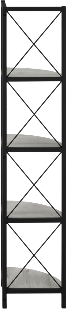 Monarch Specialties Inc. Black/Grey Bookcase-2