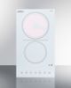 Summit® 12" White Electric Cooktop-2