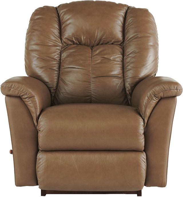 La-Z-Boy® Jasper Fawn Leather Manual Rocking Recliner-2