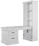 Parker House® Shoreham Effortless White Peninsula Executive Desk-0