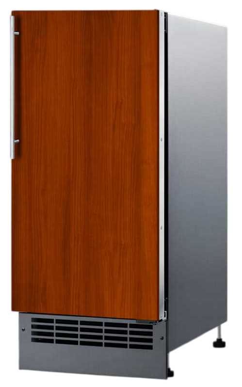 Summit® 15" 25 lb. Panel Ready Ice Maker-2