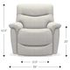 La-Z-Boy® James Stone Power Rocking Recliner with Headrest and Lumbar-3