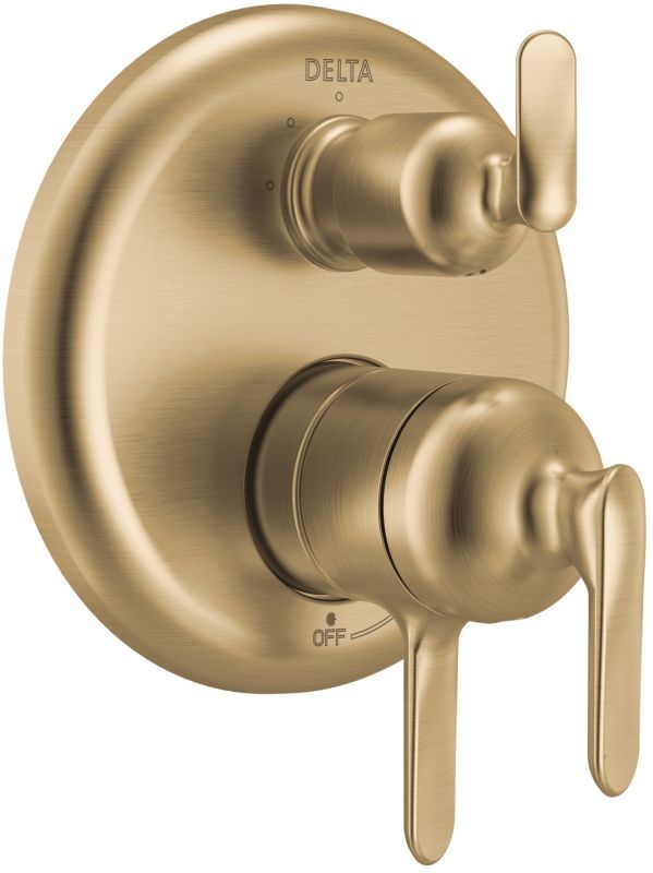 Delta Bonacci™ 17 Series Lumicoat® Champagne Bronze 3-Setting Integrated Diverter Trim-0