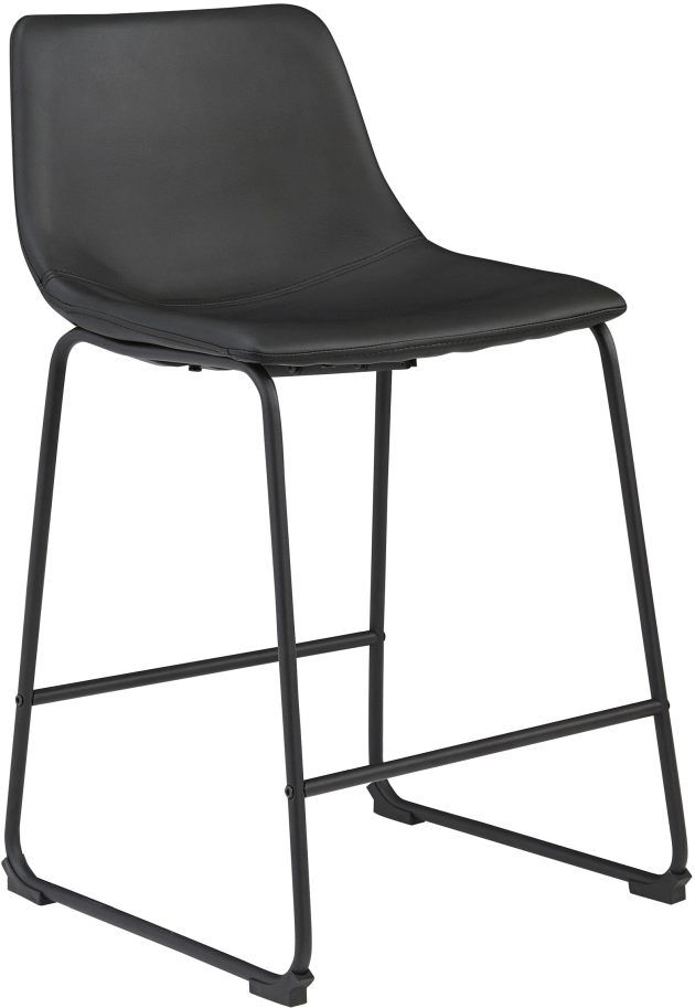 Signature Design by Ashley® Centiar Black Counter Stool-0