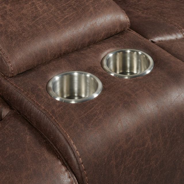 Elements International Atlantis 2-Piece Heritage Brown Power Reclining Living Room Reclining Seating Set-3