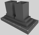 Vent-A-Hood® 60" Gunsmoke Contemporary Island Range Hood-4