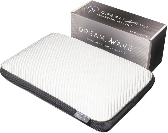 Dream Star Bedding DreamWave Collection Charcoal 5.5" King Pillow-1