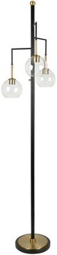 Crestview Collection Felicity Black Floor Lamp-0