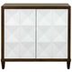 Martin Furniture Stellar Dark Brown/White Accent Cabinet-1