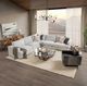 Classic Home Ludwig 5-Piece Ivory Upholstered Sectional-1