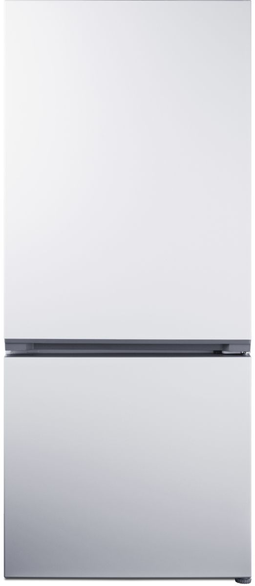 Summit® 30" 16.1 Cu. Ft. White Counter Depth Bottom Freezer Refrigerator-0