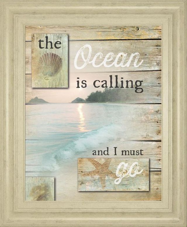 Classy Art The Ocean is Calling by Marla Rae Wall Art-0