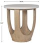 Uttermost® Tatli Ivory Side Table with Light Oatmeal Base-2