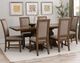 Powell® Cadeau 7-Piece Beige/Walnut Dining Set-1