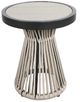 CabanaCoast® Customizable Cove Synthetic Fiber 24" Outdoor Round Side Table-1