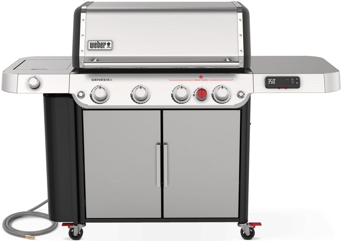 Weber® Grills® Genesis 4-Burner Stainless Steel Smart Freestanding Natural Gas Grill