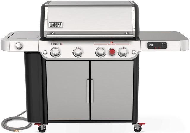 Weber® Grills® Genesis 4-Burner Stainless Steel Smart Freestanding Natural Gas Grill