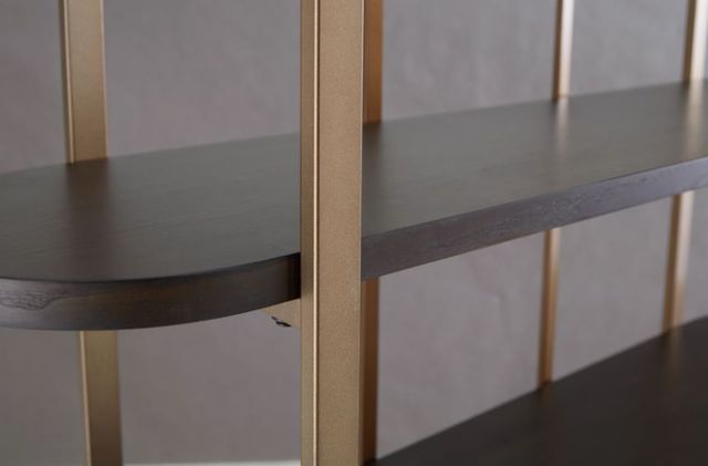 Signature Design by Ashley® Brentmour Brown/Gold Bookcase-2