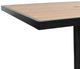 CabanaCoast® Customizable Skye Aluminum/Wooden 36" Outdoor Square Pedestal Dining Table-2