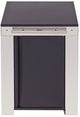 ENO Felix Stainless and Black 24" Outdoor Modular Side Table-0