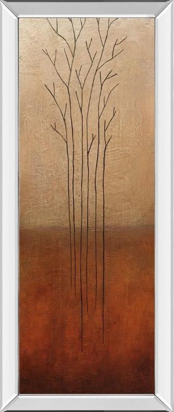 Classy Art Branch Rouge I by Eve Mirrored Frame Wall Art-0