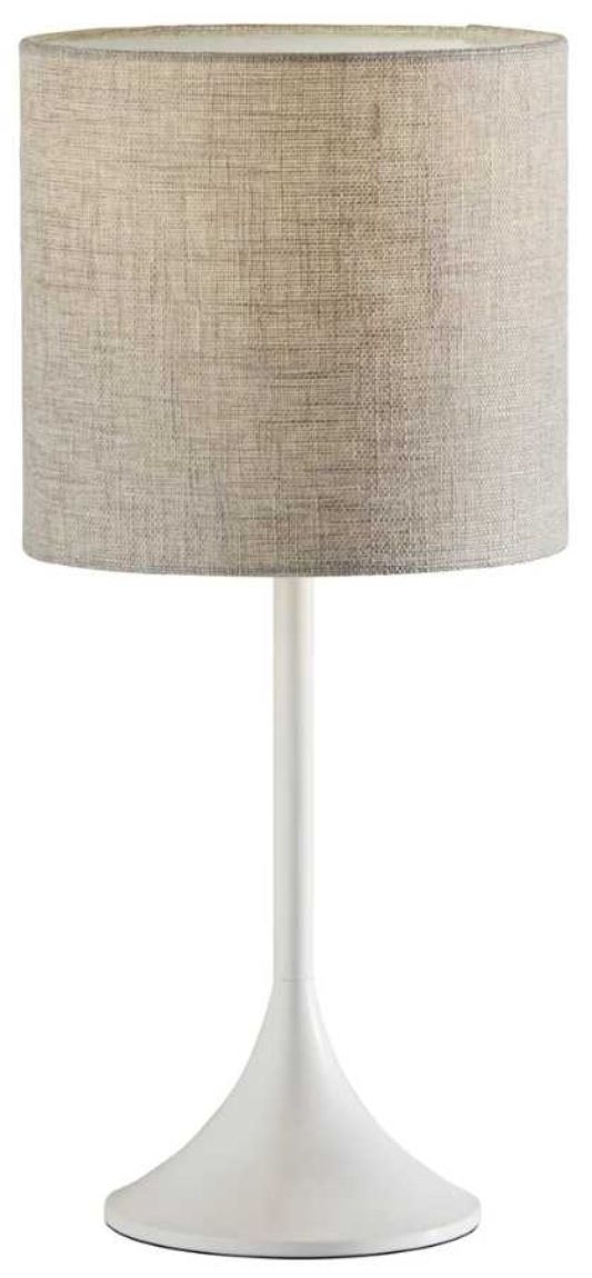 Adesso® Leslie White Table Lamp-0