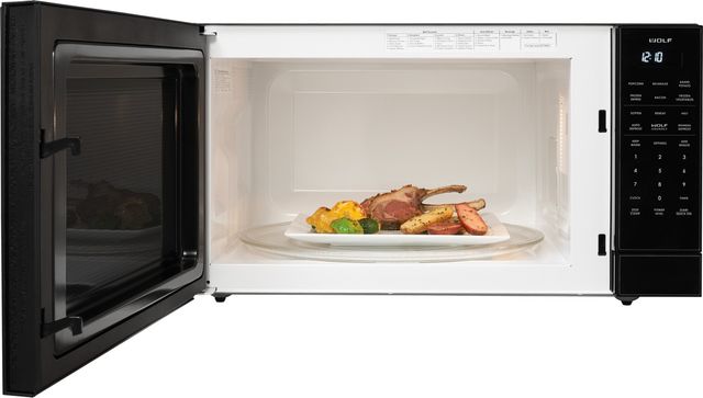 Wolf® 2.0 Cu. Ft. Black Built In Microwave-2