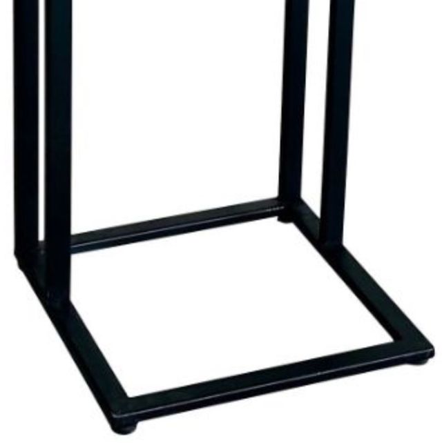 Jaipur Furniture Ravi Black/Brown 1-Drawer Large Side Table-2