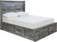 Signature Design by Ashley® Baystorm 2-Piece Gray Full Panel Bed Set-1