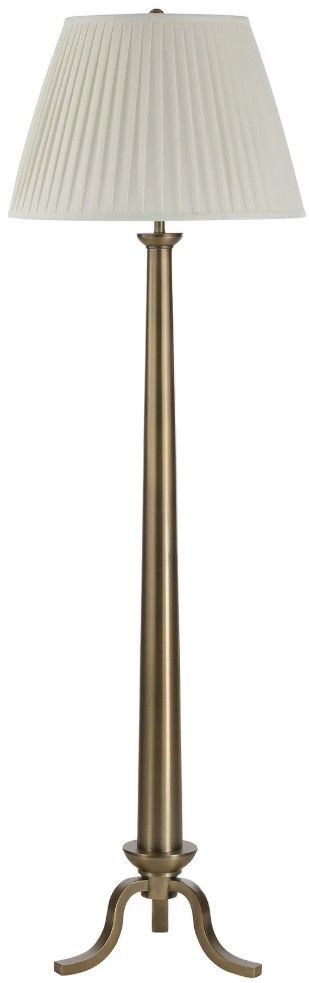Renwil® Everren Lucerna Antique Brushed Brass Floor Lamp-1