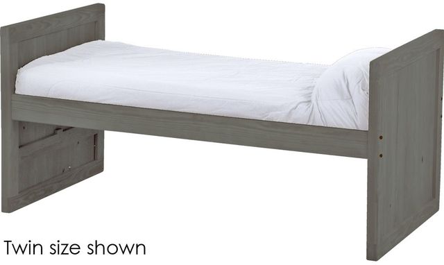 Crate Designs™ Furniture Graphite Full XL Youth Captain's Day Bed-0