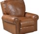 USA Premium Leather Furniture 4950 Saddle Glove Power Recliner-0