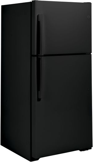 GE 21.9 Cu. Ft. Black Stainless Steel Top Freezer Refrigerator GE 21.9 Cu. Ft. Black Stainless Steel Top Freezer Refrigerator