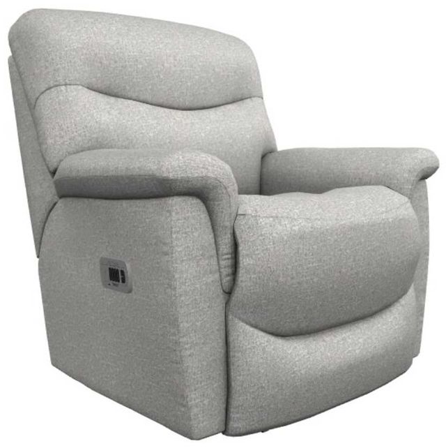 La-Z-Boy® James Dove Gray Power Wall Recliner with Headrest and Lumbar-0