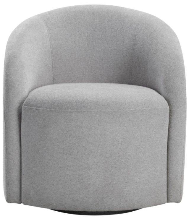 Homelegance® Dalhart Light Gray Swivel Chair-2