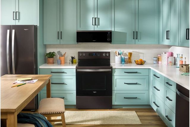 Whirlpool® 1.1 Cu. Ft. Fingerprint Resistant Stainless Steel Over The Range Microwave-5