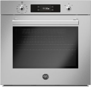 front view of the Bertazzoni Professional Series 30" Stainless Steel Single Electric Wall Oven