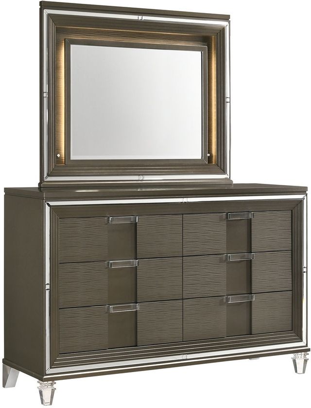 Elements International Twenty Nine Copper Dresser and Mirror-0