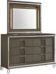 Elements International Twenty Nine Copper Dresser and Mirror-0