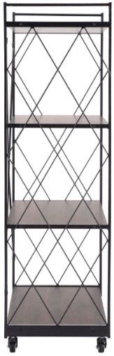 Zuo® Modern Romania Black/Walnut Shelf-2